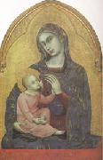 Barnaba Da Modena Virgin and Child (mk05) oil on canvas